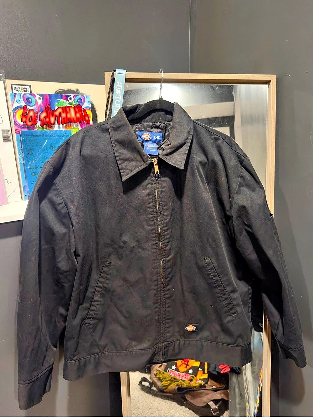 Men’s Dickies Insulated Jacket Black, Size Large